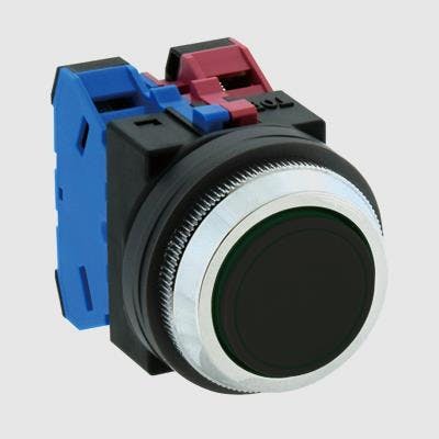 IDEC 押しボタンスイッチ(平型/黒) 1a/30mm EA940D-1BA 4550061003213【別送品】