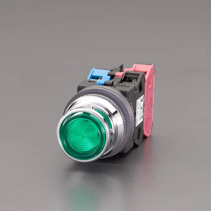 IDEC AC/DC24V 押しボタンスイッチ(LED照光フルガード/緑) スイッチ 4550061003459 EA940DA-72A(CDC)【別送品】