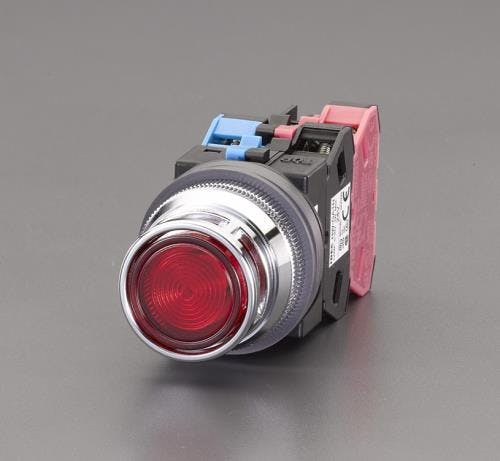 IDEC 押しボタンスイッチ(LED照光フルガード/赤) AC/DC24V EA940DA-73A 4550061003466【別送品】