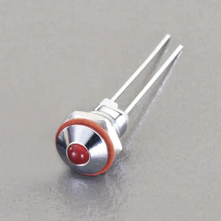 サトーパーツ φ 8.1mm 表示灯LEDブラケット(赤) 表示灯、ブザー 4550061445532 EA940DB-78RA(CDC)【別送品】