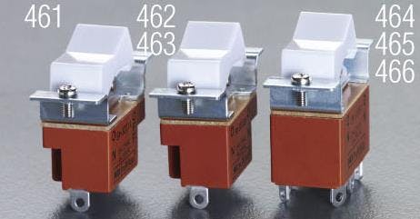 NKKスイッチズ 2極双投/ロッカースイッチ 125V/15A EA940DH-466 4548745175646【別送品】