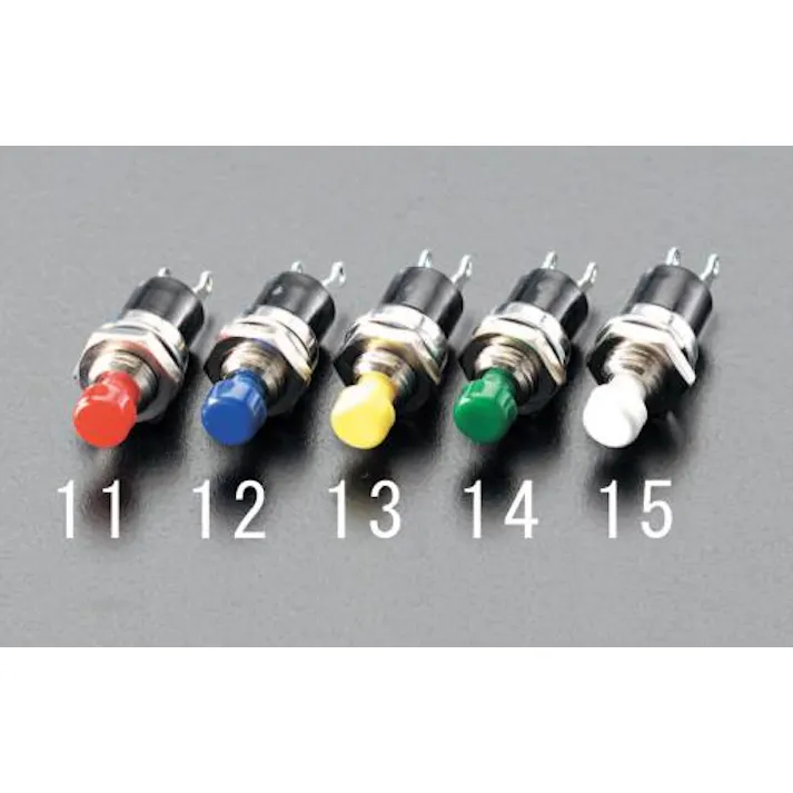 ESCO 125V/500mA プッシュスイッチ(黄) スイッチ 4518340624986 EA940DJ-13(CDC)【別送品】