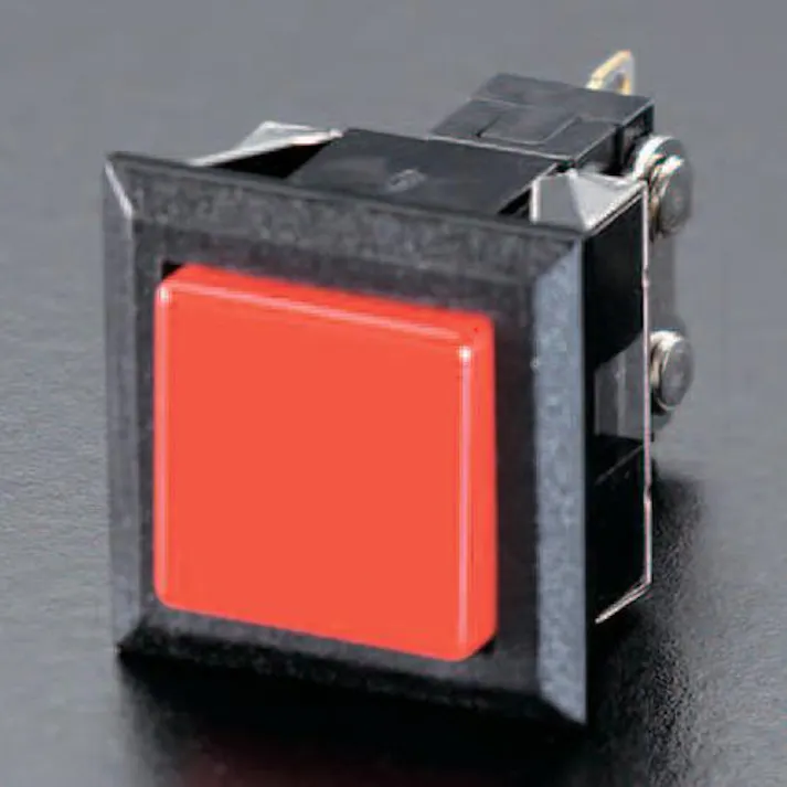 ESCO 125V/ 3A プッシュスイッチ(赤) スイッチ 4518340624948 EA940DJ-5(CDC)【別送品】