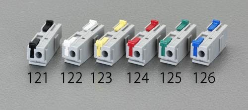 サトーパーツ スクリューレス端子台(連結用/黒) EA940DM-121 4548745954470【別送品】