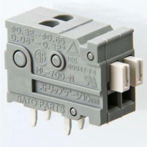 サトーパーツ スクリューレス端子台(基板用/白) 2極[50V/3A] EA940DM-202 4550061097014【別送品】