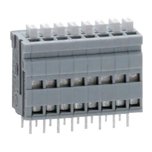 サトーパーツ スクリューレス端子台(基板用/白) 8極[50V/3A] EA940DM-208 4550061097793【別送品】