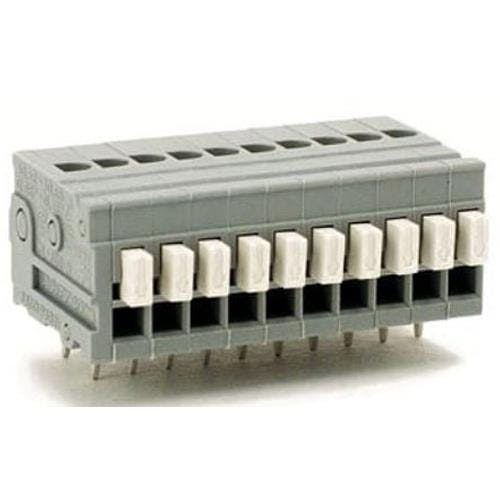 サトーパーツ スクリューレス端子台(基板用/白) 10極[50V/3A] EA940DM-210 4550061097809【別送品】