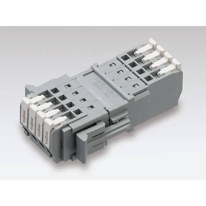 サトーパーツ スクリューレス端子台(4P) DC300V/5A EA940DM-74A 4548745242348【別送品】