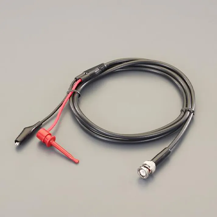 テイシン電機 1500mm同軸テストリード(BNC/ICクリップ/シールドクリップ 電気計測 4550061093450 EA940DT-273(CDC)【別送品】