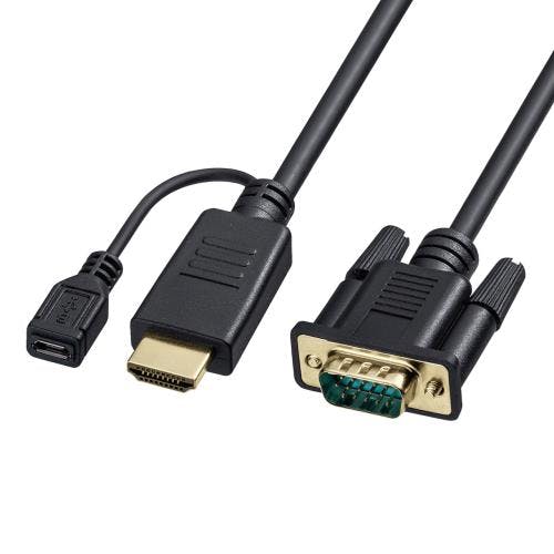 サンワサプライ HDMI-VGA変換アダプターケーブル 1.0m EA940PR-11 4550061804728【別送品】