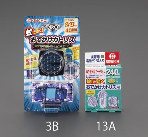 蚊・殺虫剤(詰替え/おでかけカトリス) [電池式] EA941B-13A 4548745893526【別送品】