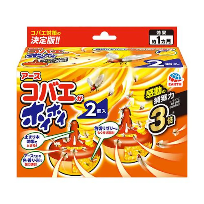 ESCO 60g コバエがホイホイ(2個) 洗面・バス・トイレ用備品・消耗品・エチケット商品 4550061728802 EA941D-86(CDC)【別送品】