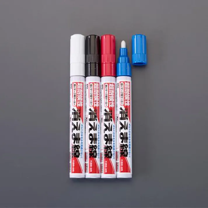ESCO 4本組 油性耐候マーカーセット(合いマーク用) 塗料・マーカー 4550061812976 EA942CD-20(CDC)【別送品】