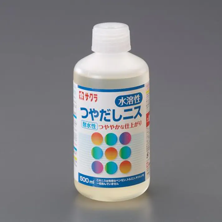 サクラクレパス 500ml 水溶性つやだしニス 塗料・マーカー 4550061832424 EA942CH-55(CDC)【別送品】