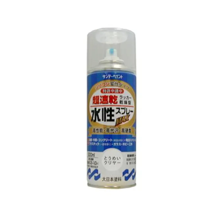 ESCO 300ml 水性多用途スプレー(透明クリアー) 塗料・マーカー 4548745561210 EA942EB-34(CDC)【別送品】
