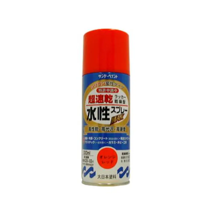 ESCO 300ml 水性多用途スプレー(オレンジレッド) 塗料・マーカー 4548745558609 EA942EB-36(CDC)【別送品】