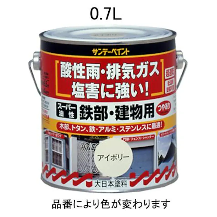ESCO 0.7L 油性・多目的塗料/鉄部・建物用(白) 塗料・マーカー 4518340760721 EA942EC-11(CDC)【別送品】