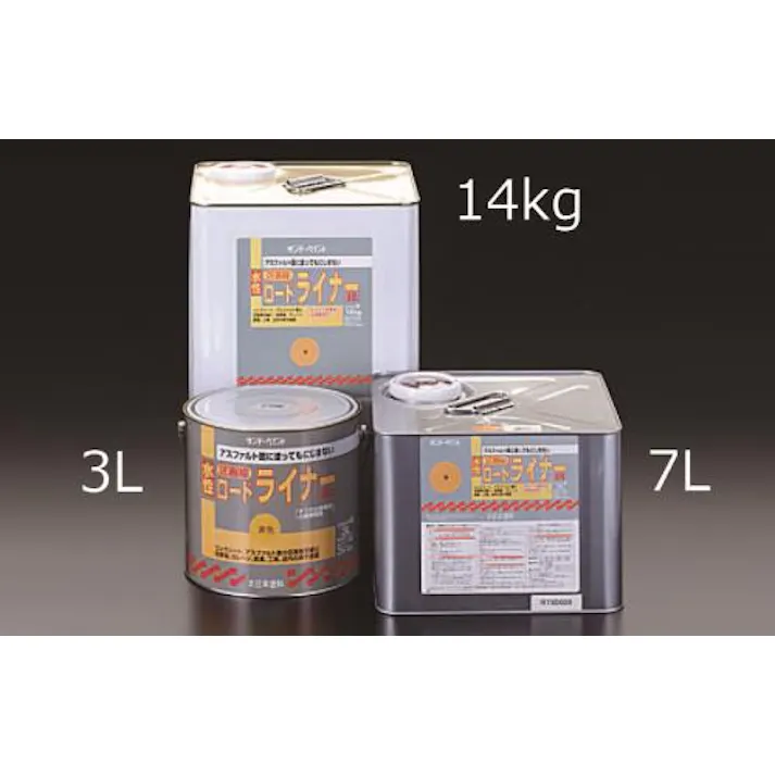 ESCO 14kg 水性・路面標示塗料(白) 塗料・マーカー 4518340762565 EA942EH-81(CDC)【別送品】