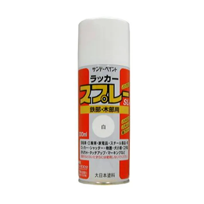 ESCO 300ml ラッカースプレー(白) 塗料・マーカー 4518340772519 EA942EM-1(CDC)【別送品】