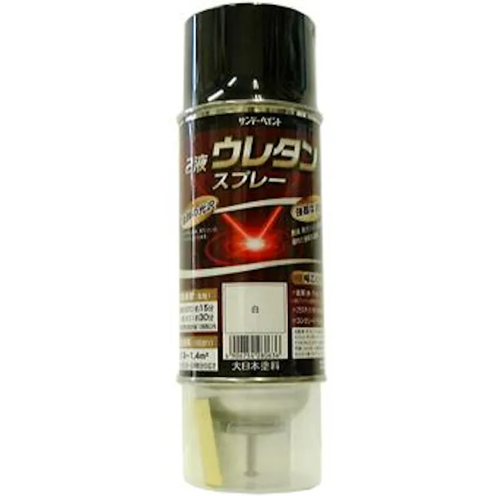 ESCO 320ml 強溶剤2液ウレタンスプレー(白) 塗料・マーカー 4548745557725 EA942EM-101(CDC)【別送品】
