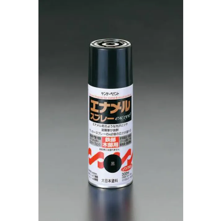 ESCO 300ml エナメルスプレー(黒) 塗料・マーカー 4518340773462 EA942EM-23(CDC)【別送品】
