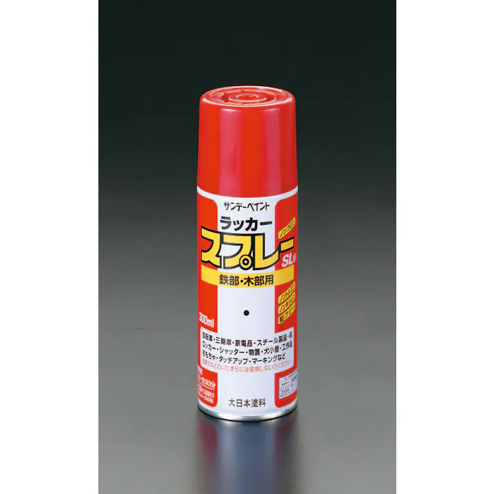 ESCO 300ml ラッカースプレー(黒/つや消し) 塗料・マーカー 4548745556858 EA942EM-3B(CDC)【別送品】