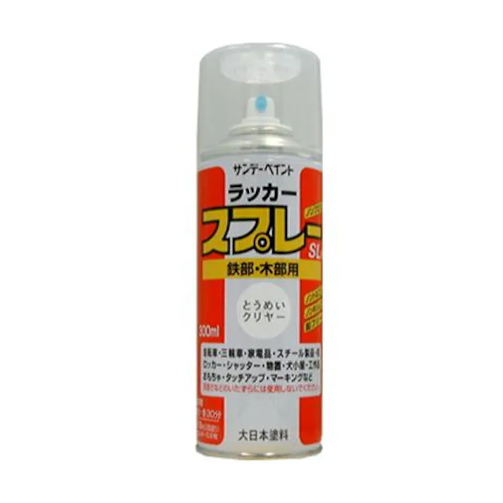 ESCO 300ml ラッカースプレー(透明) 塗料・マーカー 4518340772564 EA942EM-4(CDC)【別送品】