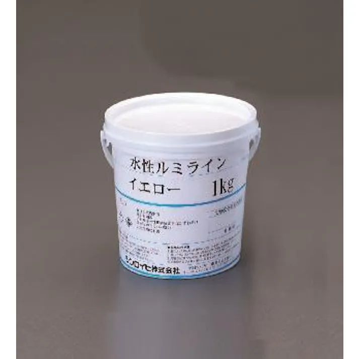 ESCO 1.0kg 水性床用蛍光塗料(イエロー) 塗料・マーカー 4548745429336 EA942EW-1(CDC)【別送品】