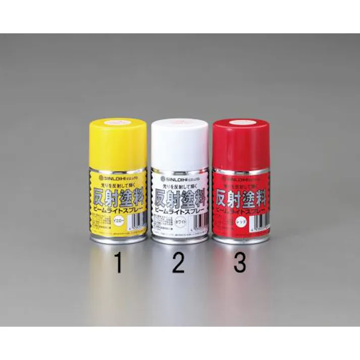 ESCO 100ml 強力反射スプレー(ホワイト) 塗料・マーカー 4548745555578 EA942EY-2(CDC)【別送品】