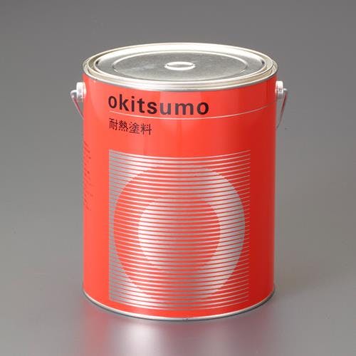 オキツモ 防錆耐熱塗料(シルバー) 3.0kg/300℃ EA942FE-2【別送品】