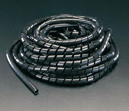 スパイラルチューブ(黒) 16.4mmx10m EA944BX-15 4518340729995【別送品】