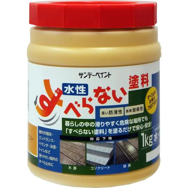 ESCO 1.0kg 滑り止めコート剤(イエロー) 屋内安全・保安用品 4548745747492 EA944DH-11(CDC)【別送品】