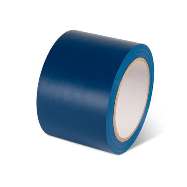 ESCO 76mmx55m 通路ラインテープ(青) 屋内安全・保安用品 4550061831168 EA944SG-51(CDC)【別送品】