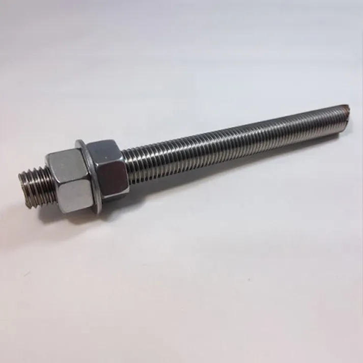 ユニクロ寸切ボルト・ナット付ケミカルアンカー M10x140mm EA947AL-202 4550061526958【別送品】