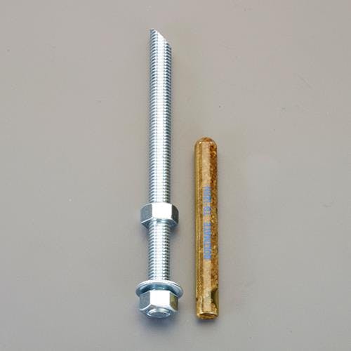 ユニクロ寸切ボルト・ナット付ケミカルアンカー M12x140mm EA947AL-211 4550061526965【別送品】