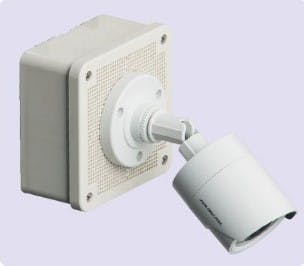 未来工業 [防雨型] 防犯カメラ取付ボックス(ノック付/ベージュ