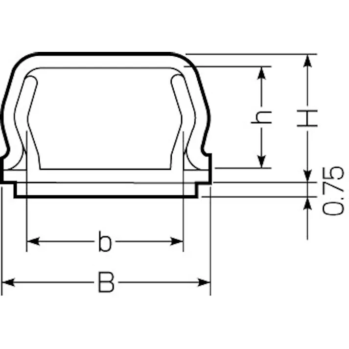 未来工業 モール(プラスチック製/白/2本) 16mmx1.0m EA947HM-111 4548745224825【別送品】
