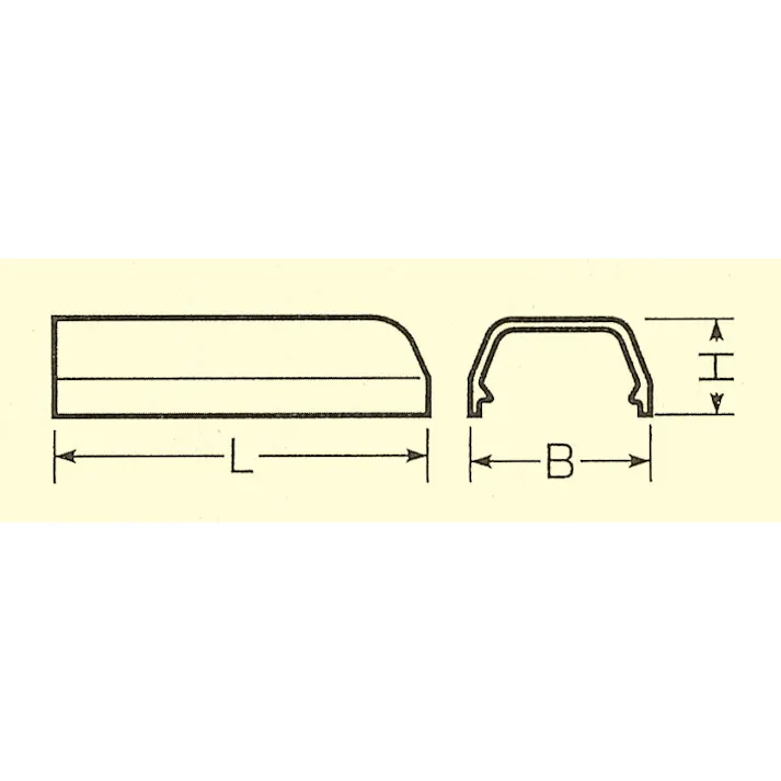 未来工業 モール(プラスチック製/白/2本) 16mmx1.0m EA947HM-111 4548745224825【別送品】
