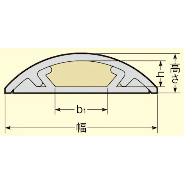 未来工業 ワゴンモール(アルミ製) 99mmx2.0m EA947HM-306 4550061808597【別送品】
