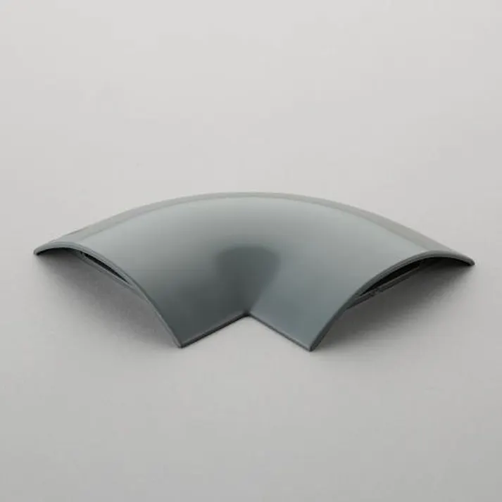 未来工業 80mm ワゴンモールコーナー(薄形/グレー) モール 4550061086384 EA947HM-325F(CDC)【別送品】