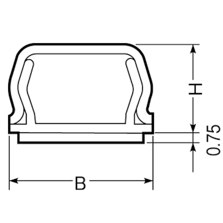 未来工業 モール(プラスチック製/ベージュ/10本) 21mmx1.0m EA947HM-7 4518340240896【別送品】