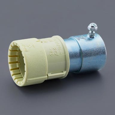 未来工業  φ28mm フレキ管用薄鋼電線管アダプター(環境配慮 電線管 4550061088289 EA947HN-255(CDC)【別送品】