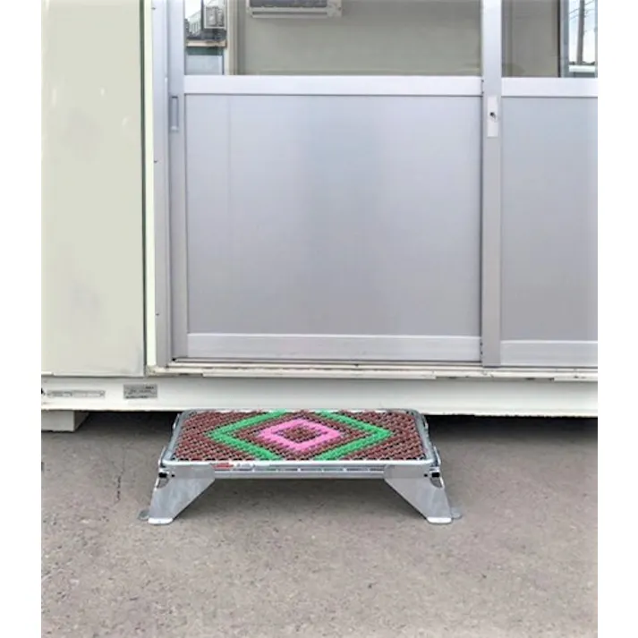 ESCO 450x690x140mm 泥落し踏台 踏台 4550061717905 EA948TE-65S(CDC)【別送品】