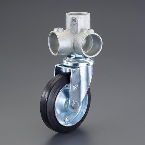 パイプジョイント(φ150キャスター/ゴム/コーナー型) EA948TF-123 4550061962237【別送品】