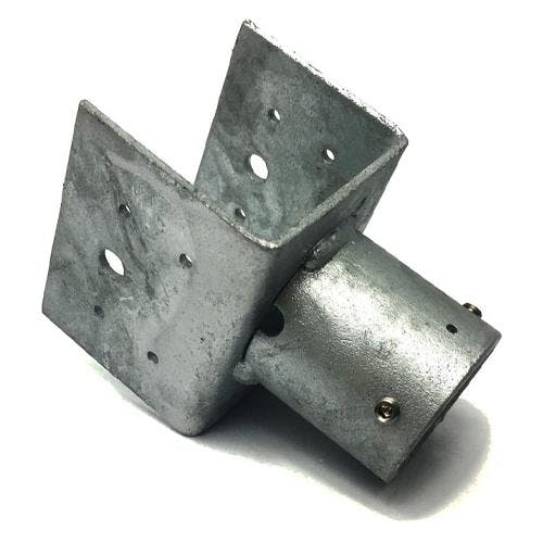 単管パイプベース支柱金具(90mm用) 48.6mm EA948TF-27 4550061970805【別送品】
