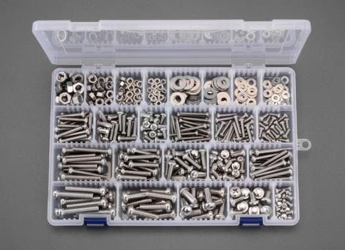 鍋頭小ねじセット(ステンレス製) M4-M8 EA949AD-18 4518340234864【別送品】