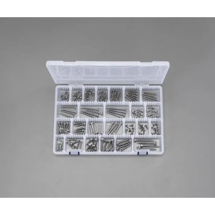 ESCO 4.0-5.0mm ドリルねじセット(ステンレス製) ピアスビス・タッピンねじ 4548745649109 EA949AM(CDC)【別送品】