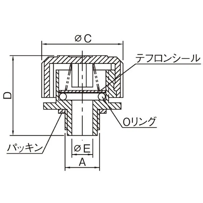 イマオコーポレーション バルブキャップ G1”/100mbar EA949CW-65 4518340225756【別送品】