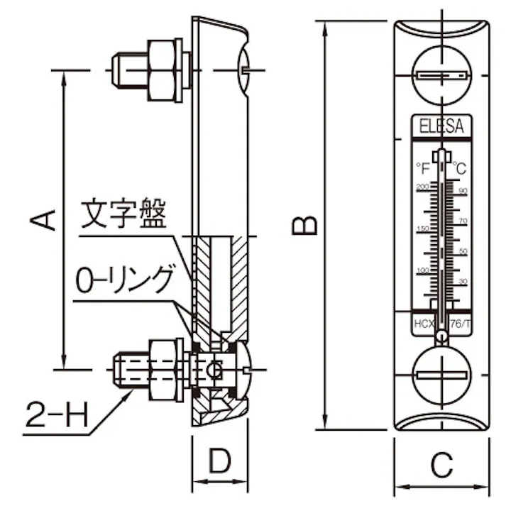 イマオコーポレーション レベルインジケーター(レベル盤付) M12x127mm EA949CX-102 4518340223073【別送品】