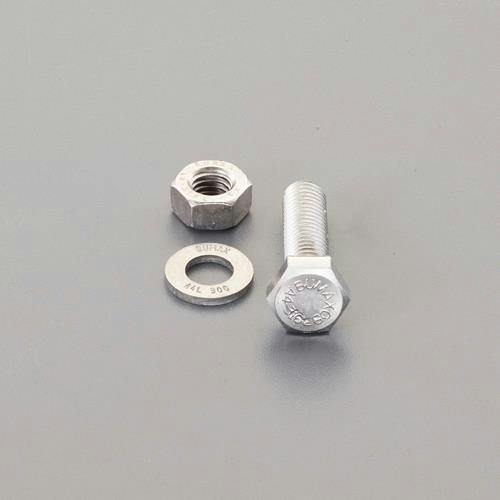 強力六角ボルト(SUS/ナットワッシャ付全ネジ) M12x30mm EA949DV-1203